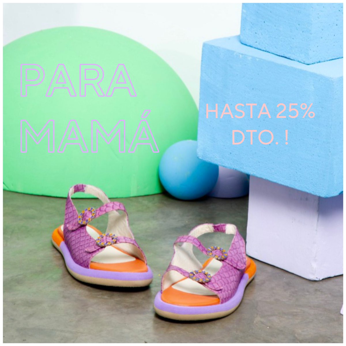 Este sábado 7 y domingo 8
código : TEXTILESPARAMAMA
en textiles nueva colección 15% de DTO! + 3 p. c/T.
código : ZAPATOSPARAMAMA
en zapatos nueva colección 10% de DTO! + 3 p c/T
💕🍾Y ACUMULA 10% DTO. MÁS X TRANSF. ONLINE O EFVO. EN LOCAL.
(únicamente 7 y 8 de octubre)