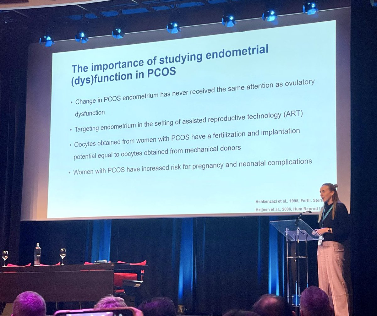 aepcossociety's tweet photo. ๐ Abnormal #Endometrial Calcium
Signaling in PCOS-like Obese
Mice Might Contribute to
#Subfertility in #PCOS
๐ค Presented by Lena Luckx, from the University of Oulu ๐ซ๐ฎ
Session 5: Award Lecture & Oral Presentations
Chairs: Prof. @GiacobiniPaolo & Prof. Vasantha Padmanabhan https://t.co/LdXtY2iowM