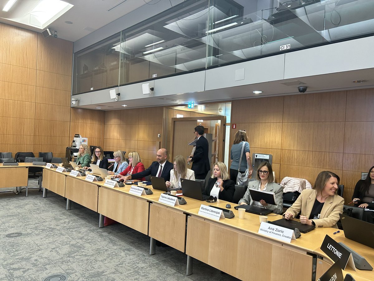 Moving ➡️ on our path to the @OECD membership with very good discussion on the #AccessionReview in the Committee on Financial Markets. Congratulations to 🇭🇷 team from the #MinistryofFinance #HNB #HANFA for excellent performance on financial system&its alignment to #OECD standards