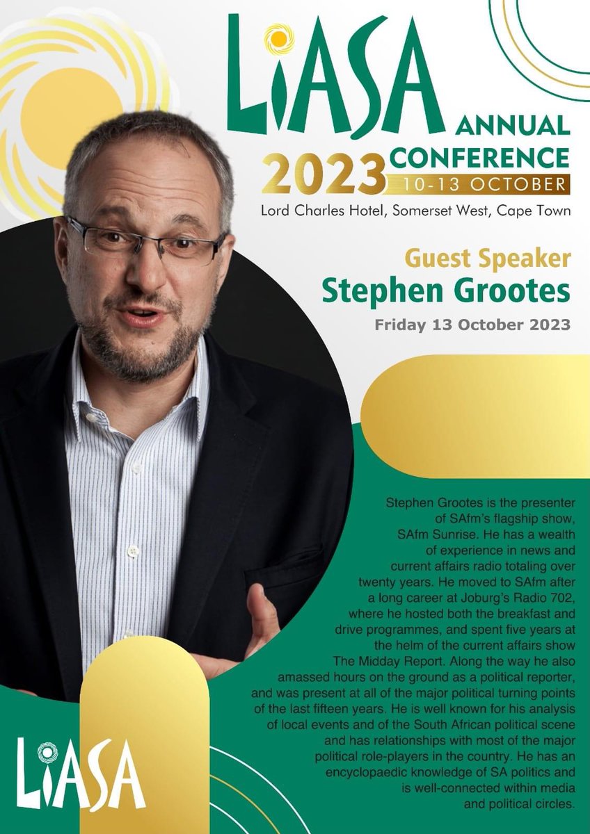 The 2023 LIASA Annual Conference is almost here. Meet our amazing speakers #liasaconference2023