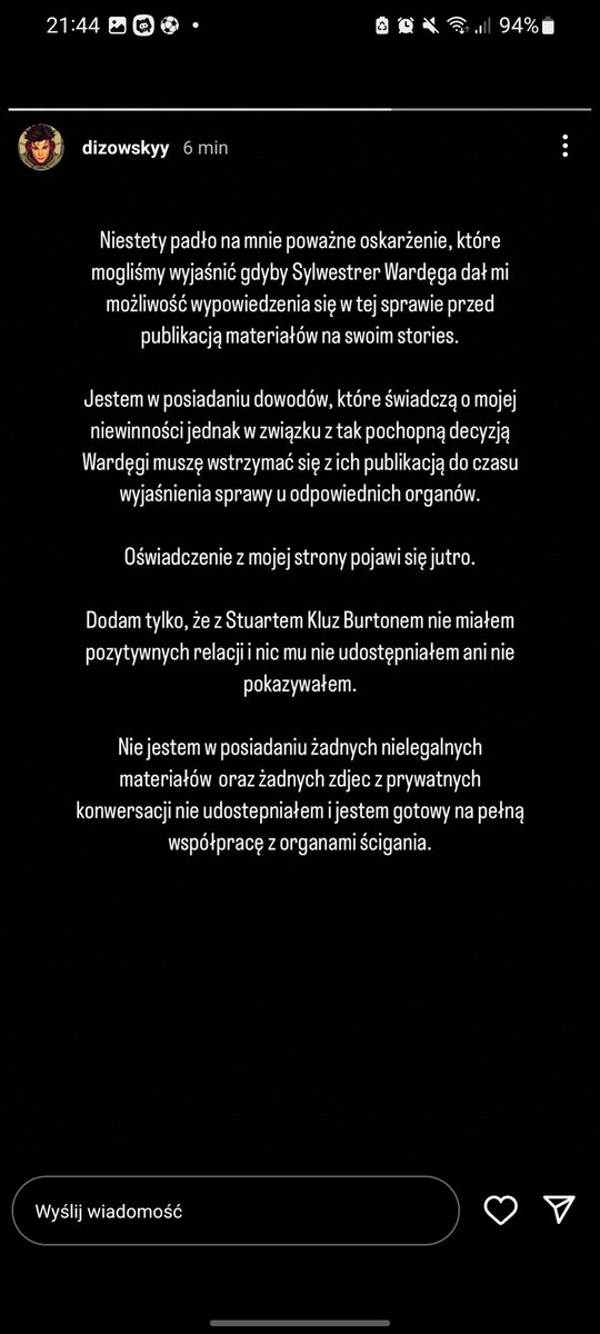 dasmuszrum's tweet photo. Obyś disowsky miał dobre dowody w takim razie, a nie pokroju boxdela 
#disowsky #PandoraGate #wardęga https://t.co/eagjmKwPx6
