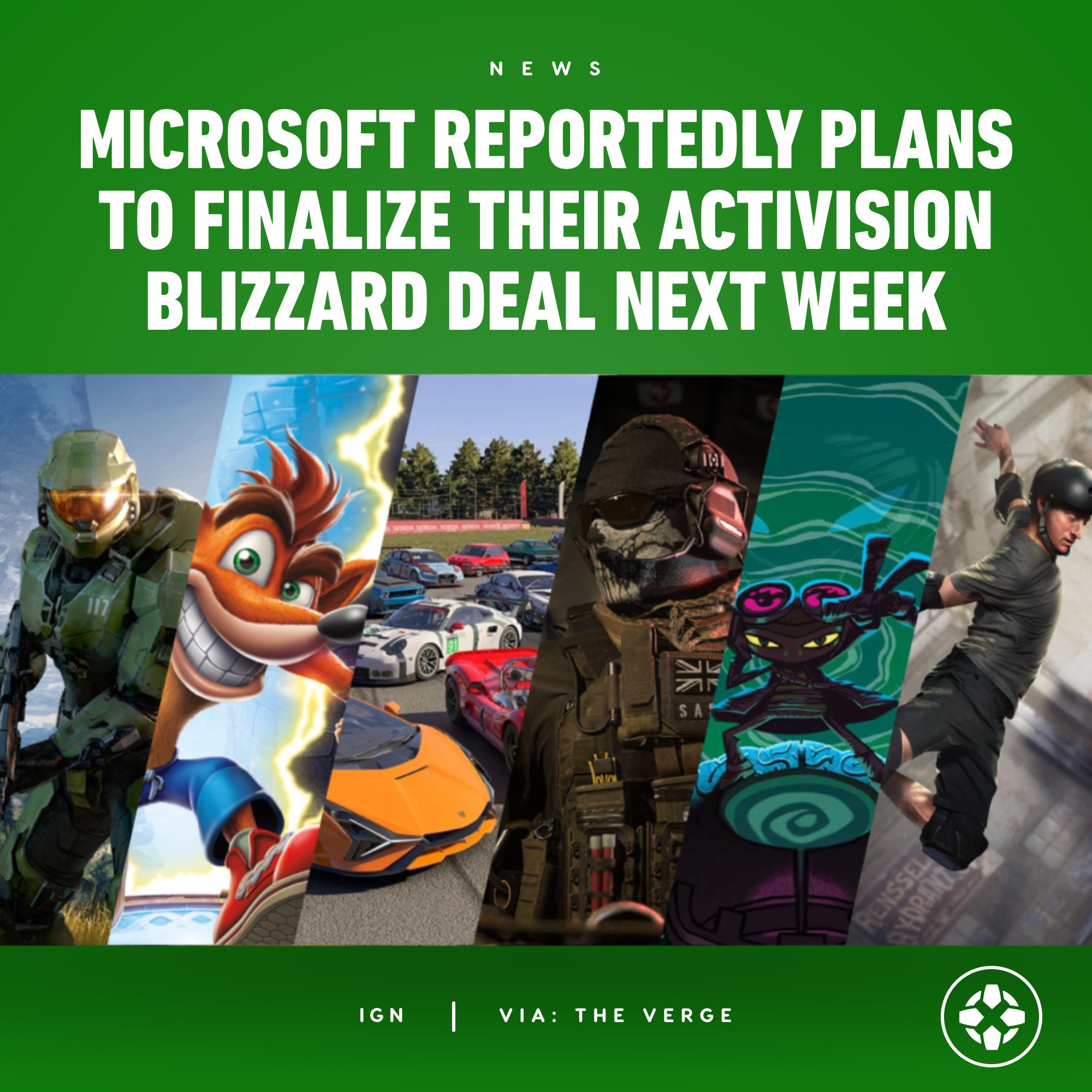 Microsoft looks to close Activision deal next week, The Verge reports