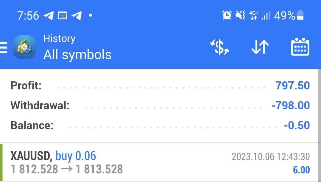 danfulaniweb3's tweet image. ◇Today is a massive win of the week, with a $797 profit 📈!  don't play with dan fulani scalper, 
◇Tags your friends and retweet, followed me,
◇ I promise today to pick some people and add them to my FX academy. 💰 #ForexTrading #ProfitWin #Scalper