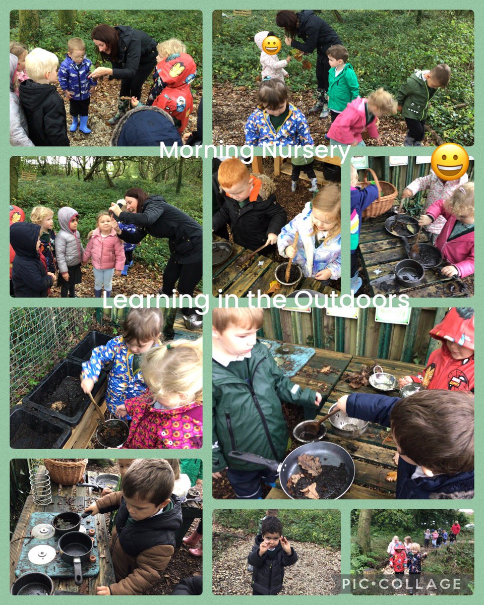 penlnurs's tweet photo. Nursery love being outside and really enjoyed exploring the woods. We looked for leaves and acorns as part of our learning about autumn. Everyone had lots fun making muddy leaf sandwiches and acorn pies in the mud kitchen too. ππΏ@PenllergaerP #ppsnur #ppsout #ppssci #ppshw https://t.co/D8Gsp7OKAI