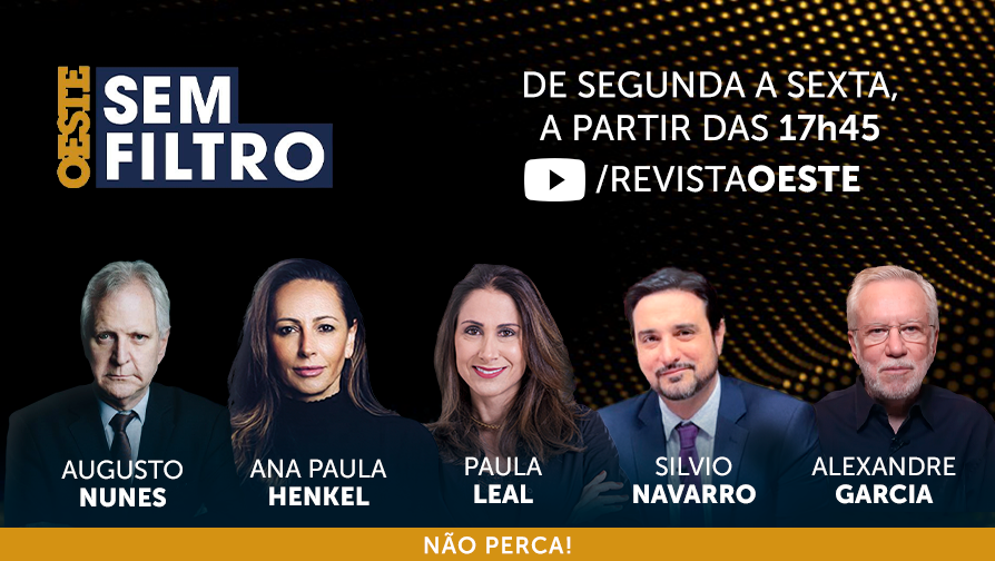 revistaoeste's tweet photo. Não percam o Oeste Sem Filtro!

De segunda a sexta-feira, das 17h45 às 19h30, 
@augustosnunes, @anapaulahenkel, @silvionavarro e Paula Leal comentam os principais assuntos do dia.

Assista através do link:https://t.co/RgVpqMRjLz https://t.co/lIwQ8SiW2X