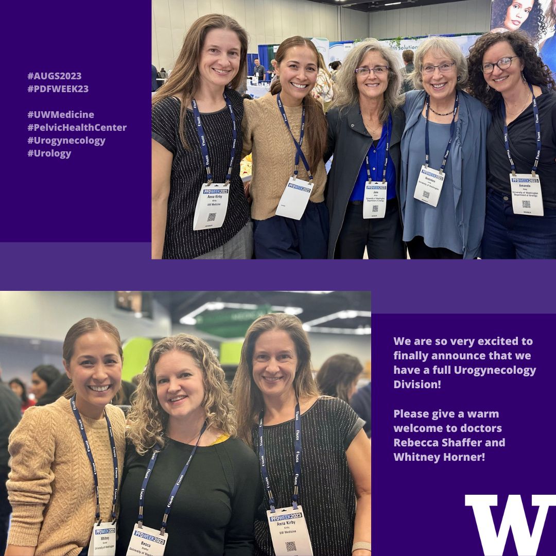 Our amazing Pelvic Health Center - Northwest team from the Department of OB/GYN and Urology are seen enjoying their time in Portland, Oregon at The American Urogynecologic Society! 
#AUGS2023 #PDFWeek23 #UWMedicine #OBGYN #Urogynecology #Urology #MedEd