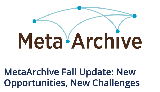Big changes are afoot at the MetaArchive Cooperative — we’re excited to announce our new partnership with the <a href="/LOCKSS/">LOCKSS</a> Program at Stanford to improve our central administrative infrastructure. More info about the partnership and process here: metaarchive.org/metaarchive-fa…