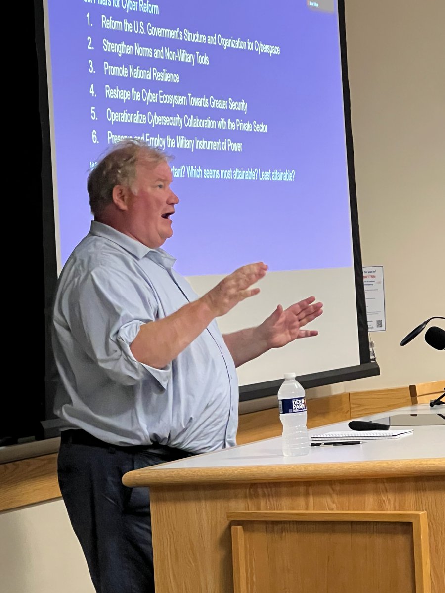 Pitt Cyber (@pittcyber) on Twitter photo Pitt Cyber was honored to host Mark Montgomery, Exec Director of the Cyberspace Solarium Commission, in Pittsburgh this week! Pitt Cyber was honored to host Mark Montgomery, Exec Director of the Cyberspace Solarium Commission, in Pittsburgh this week!