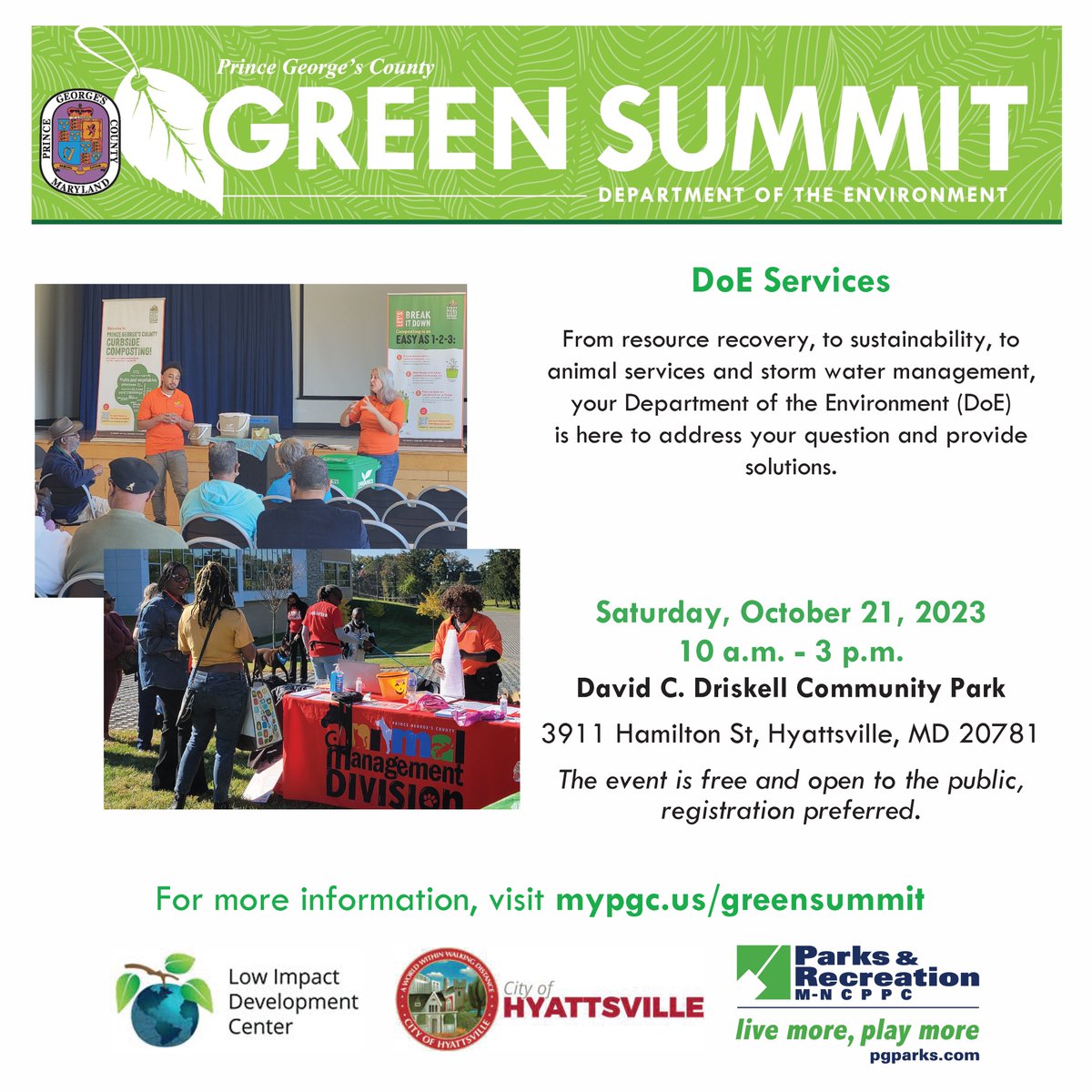 PGC Dept. of the Environment tweet media