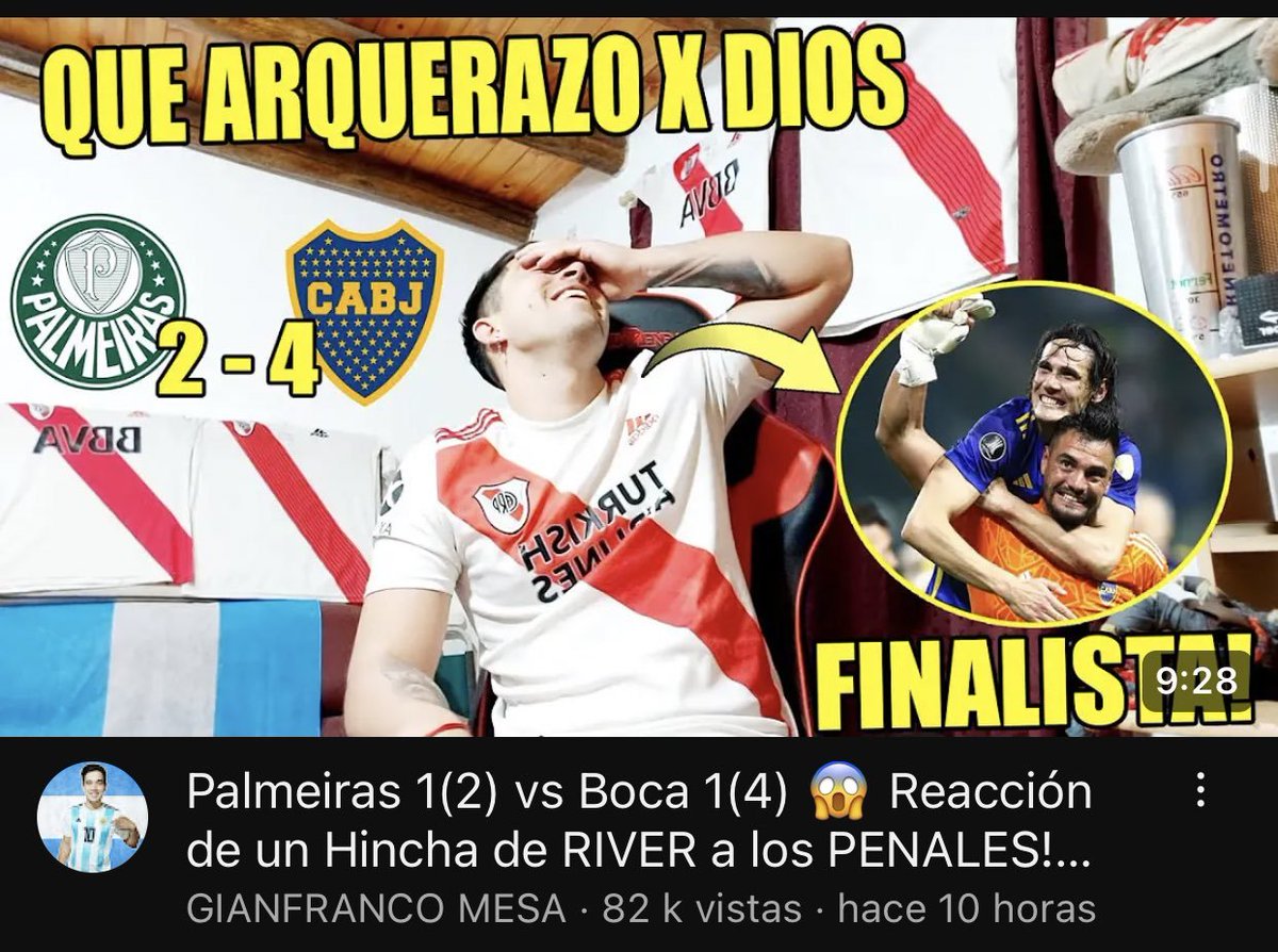 Lo de este muchacho no da para mas, es mas bostero que ser abuelo a los 30.