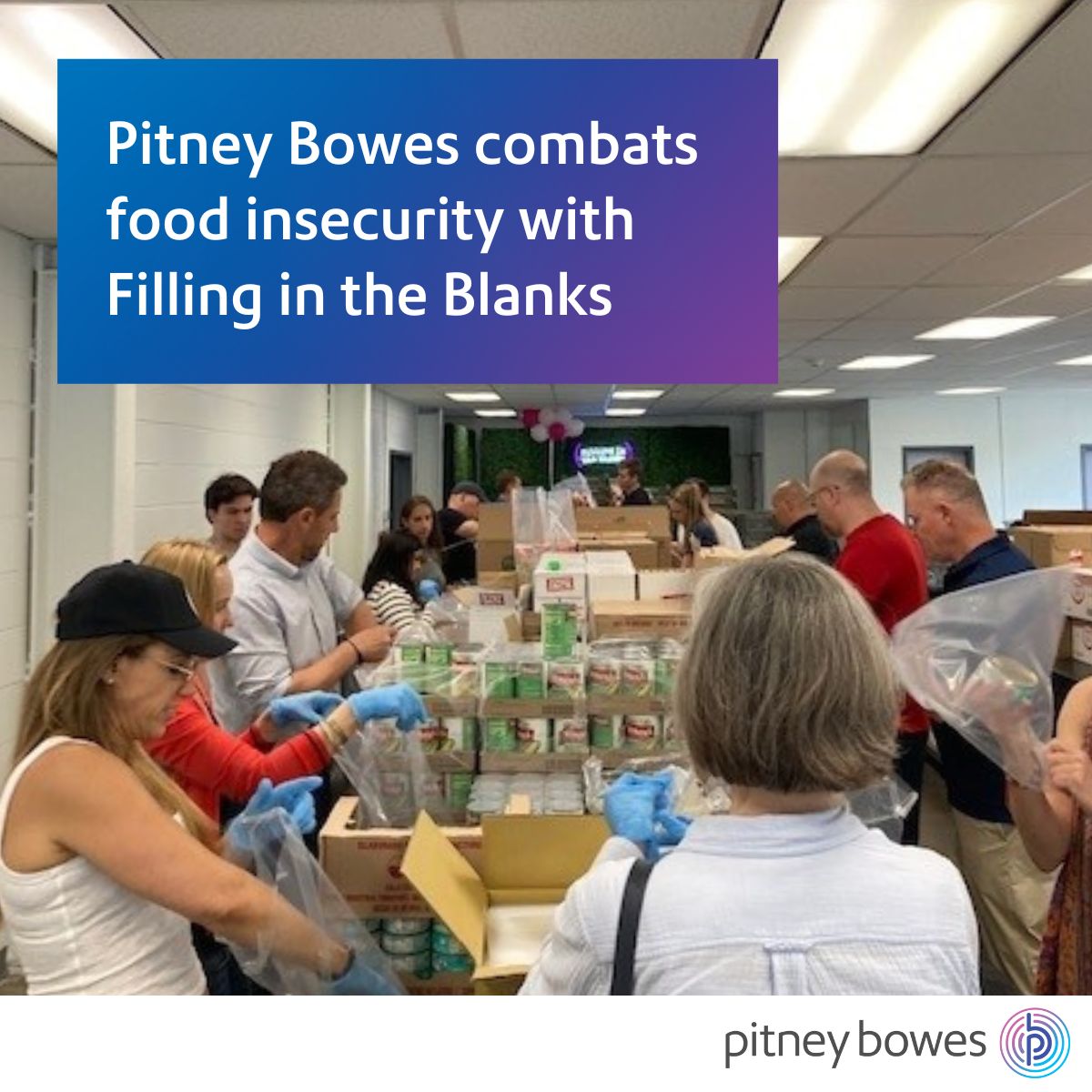 Pitney Bowes is proud to partner with <a href="/Filling_blanks/">fillingintheblanks</a> to fight childhood hunger and make a positive impact on 5,500+ children and families in CT. Learn more here: spr.ly/6013uH7BS
 #community #volunteer #socialimpact