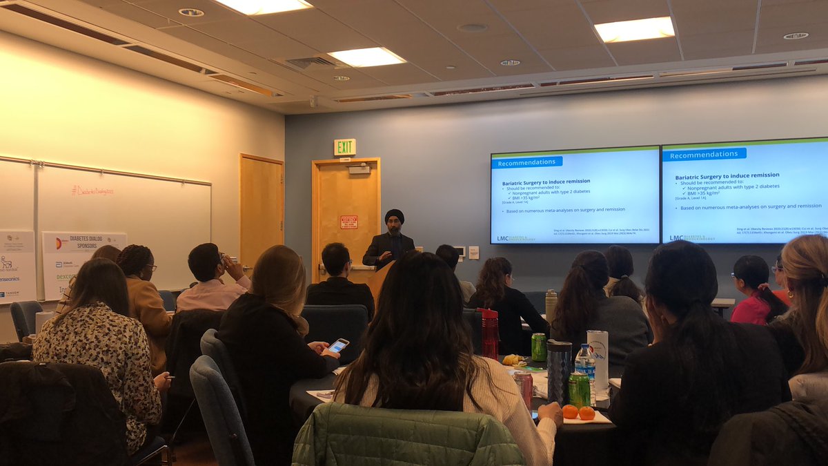 Harpreet Bajaj reviewing #diabetes #remission @ #diabetesdialog2023 hosted by the Barbara Davis Center for Diabetes - a new pathway for early #T2D