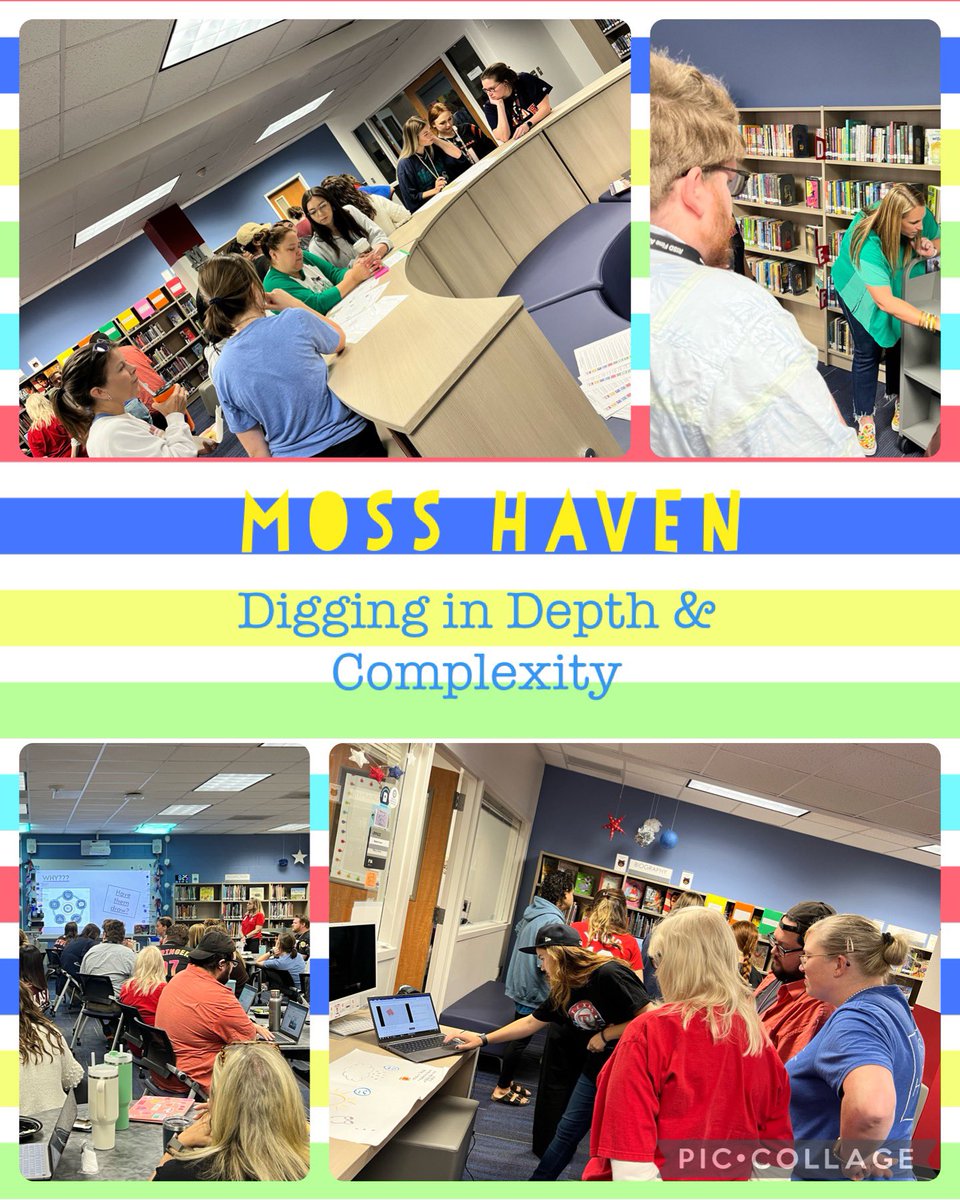 The one where our teachers teach each other so they can all grow and be better teachers so that our students will grow and be better learners!❤️💙💜💚Truly professional learning because it’s aligned to the campus vision & needs AND the work & learning will continue! #LHLCisALLIN