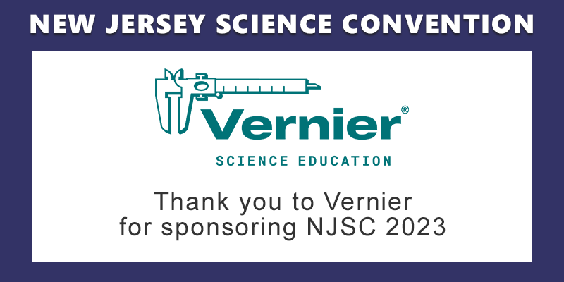 NJ Science Conv (@njscnews) on Twitter photo Thank you to our sponsor <a href="/VernierST/">Vernier Science Education</a> for supporting #NJSC2023. Oct 10-17. Register at njscienceconvention.org Thank you to our sponsor <a href="/VernierST/">Vernier Science Education</a> for supporting #NJSC2023. Oct 10-17. Register at njscienceconvention.org