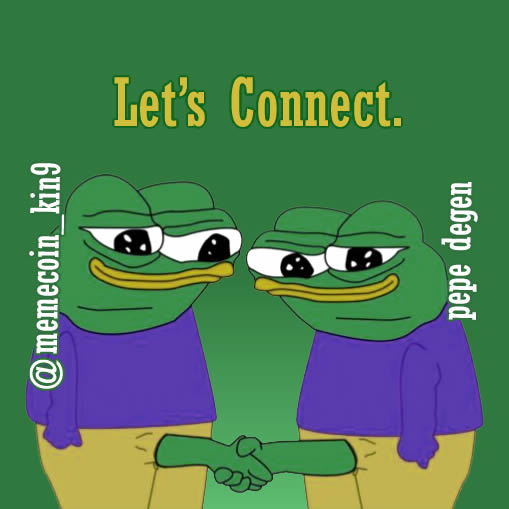 GM $pepe fam 🐸🐸🐸
Let's connect.

@GeoPepeCom

#pepefam #PepeConnect #PEPEARMY #pepe #pepeburn #memecoins #memes #Bitcoin #btc #SHIB #SHIBARMY #Crypto #Cryptocurency #CryptoNews #CryptoCommunity