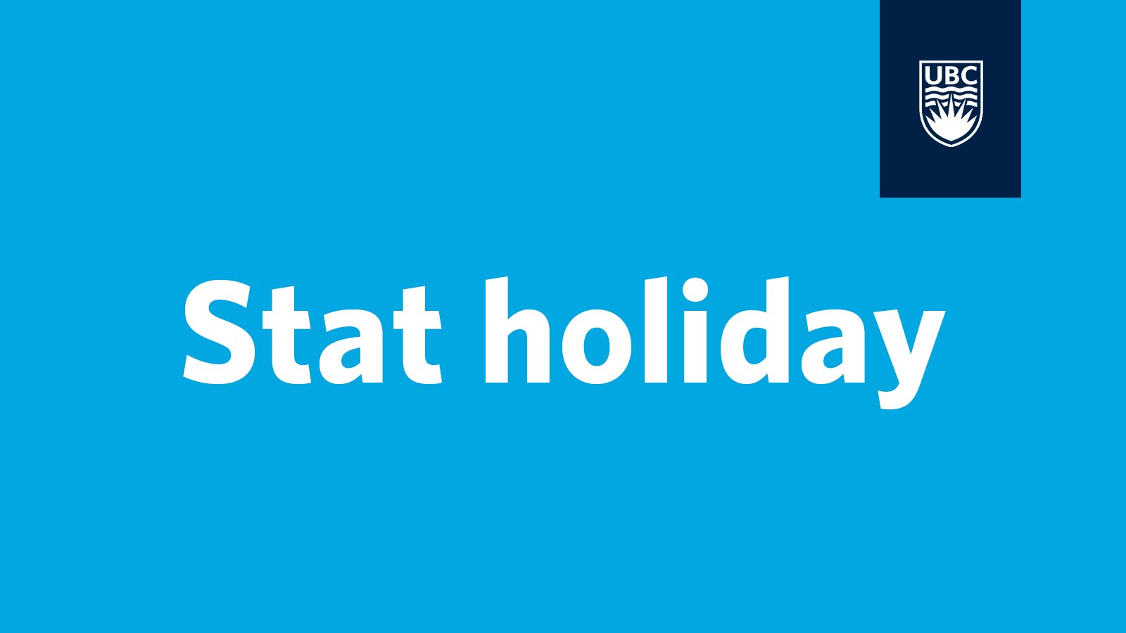 Ubc Statutory Holidays 2025 Ubc