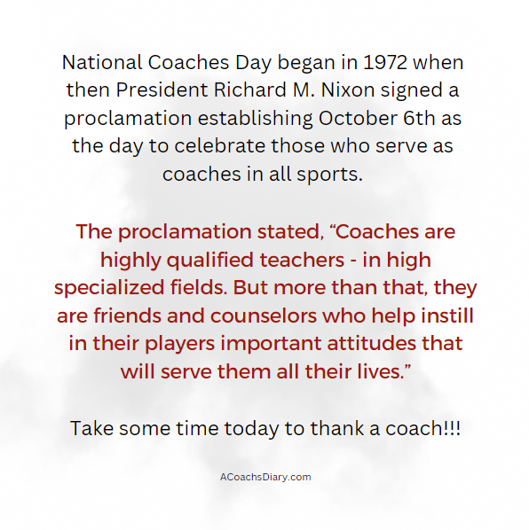 Coach's Diary tweet media