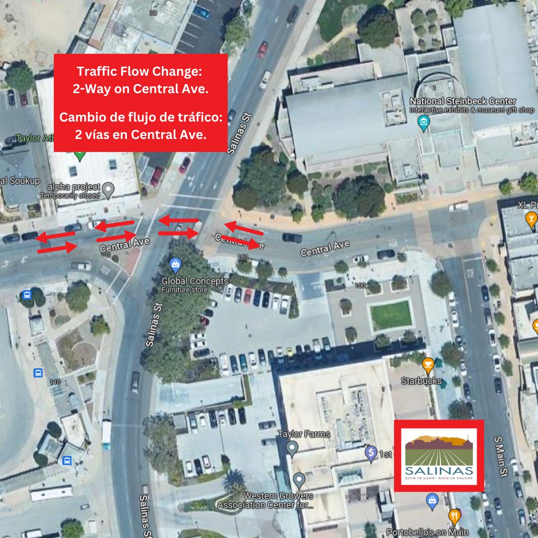 "Back-In" (Reverse Angle) Parking Spaces Along Lincoln Ave. - Reverse angle parking spaces will improve visibility of bicyclists using the new bike lane that will run from the Intermodal Transportation Center (ITC) on Market along Lincoln. 

Learn More: cityofsalinas.org/Newsroom/Press…