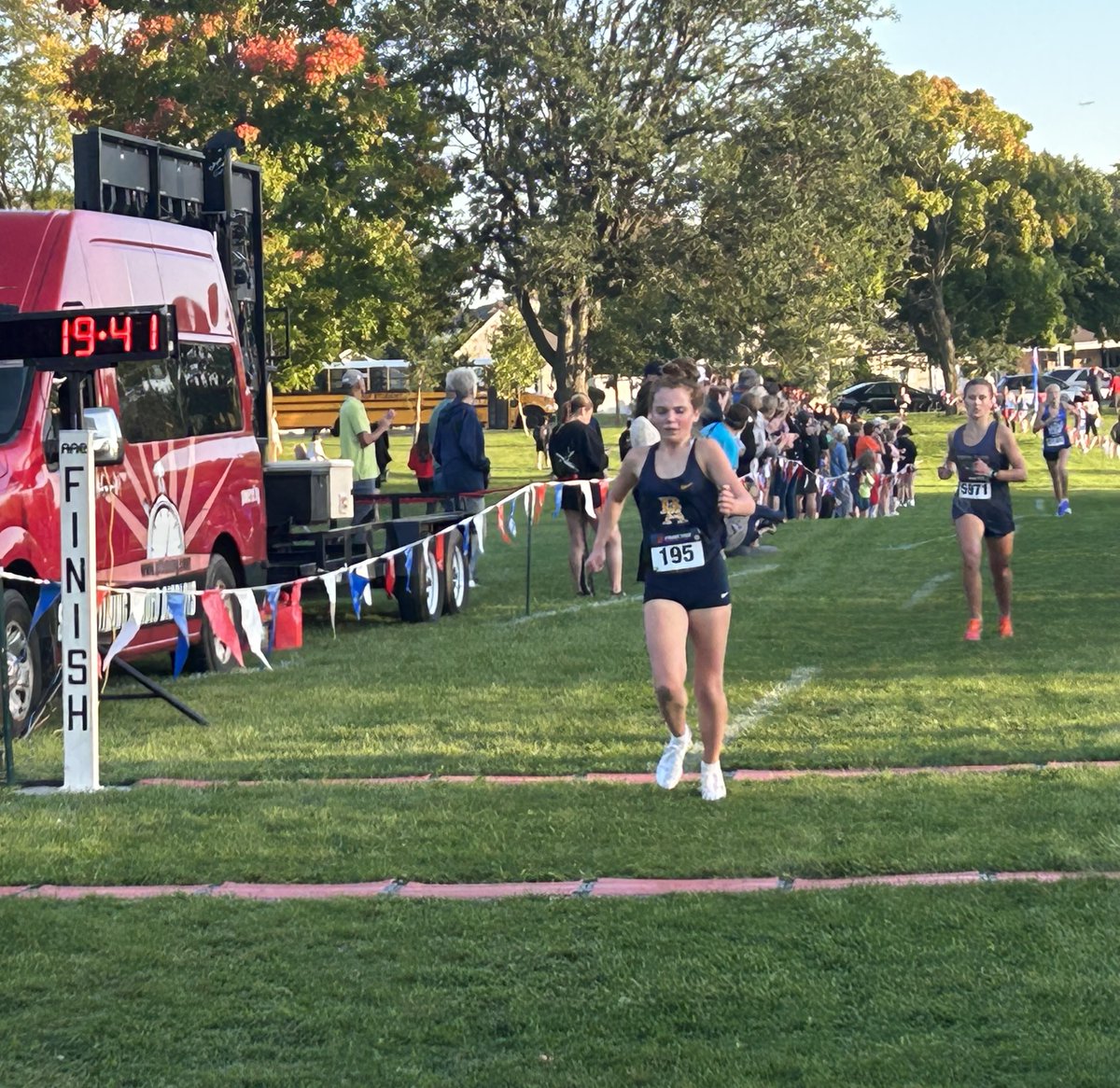 BABlueKnight's tweet photo. Congratulations to Rose Erlinder! Yesterday, Rose broke the girls' 5K school record with a time of 19:41! Up next for the team: the Conference Meet on 10/14 at LCL.

#brookfieldacademywi #bafivestars https://t.co/z8Op2v0xZZ