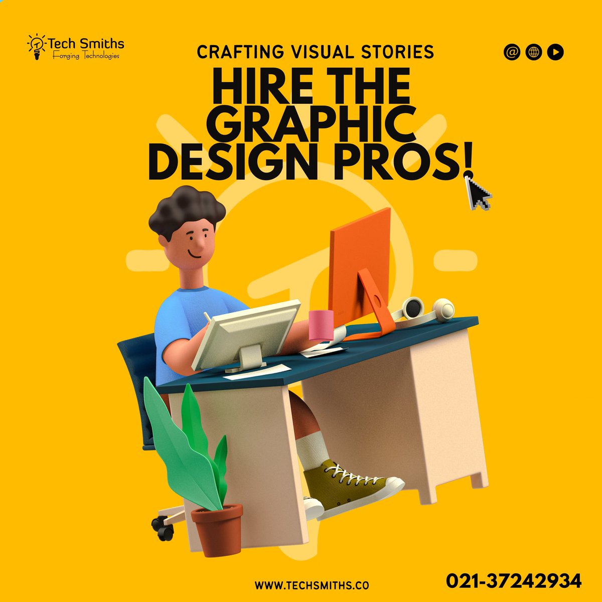 Techsmiths2's tweet photo. Crafting Visual Stories: Hire the Graphic Design Pros!
Get top-notch graphic designers to make your brand look amazing!
We create eye-catching logos and visuals that tell a great story.
Website: www,https://t.co/F0mRriwrIE
Email: info@techsmiths.co
Contact no: 021-37242934 https://t.co/YEUE5I0LbO