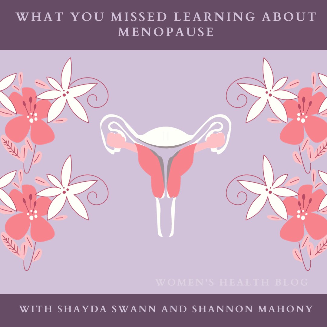 "You might be surprised to learn that there are more than 30 symptoms of menopause..."

In the first blog of our 3-part #menopause series, Shayda Swann and Shannon Mahony give us a breakdown of the stages of #menopause and related #symptoms.

Read more 📲 bit.ly/46FJyee