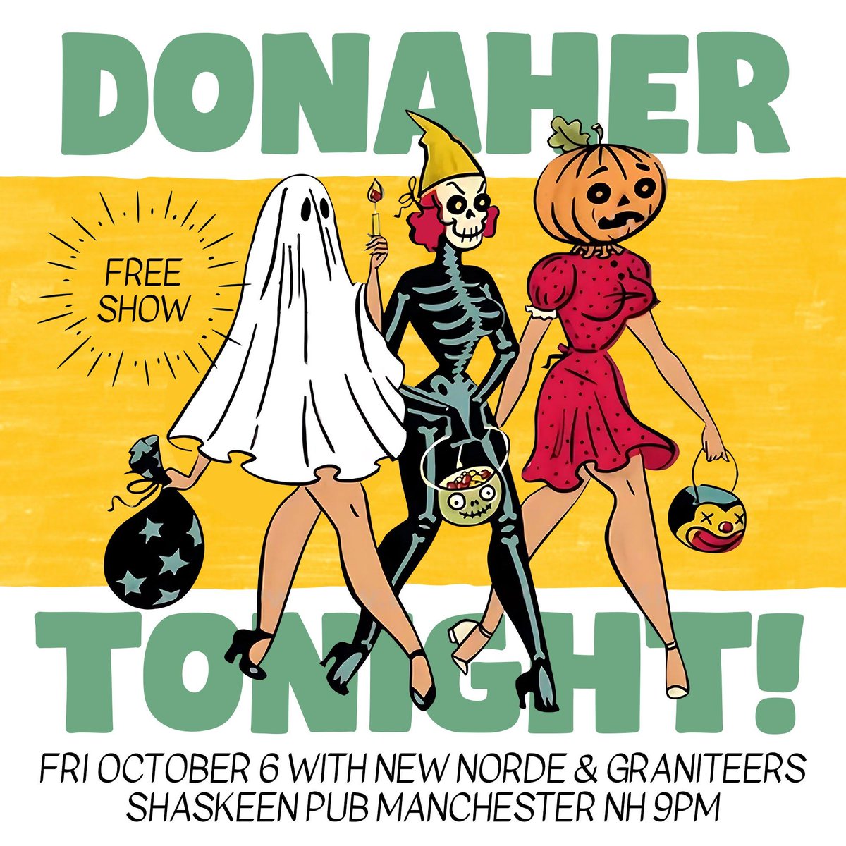 Live music tonight featuring local talents <a href="/DonaherTheBand/">DONAHER</a> and special guests