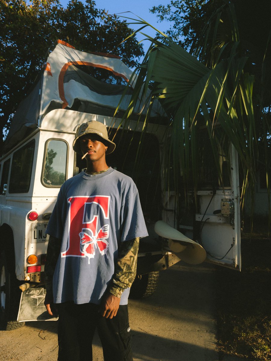 fadeddecade's tweet photo. The Big F shirt is now available at our Houston location and online along with our Double Stack Cargo Pants 📺🧳 https://t.co/1zgM3ZwXOl