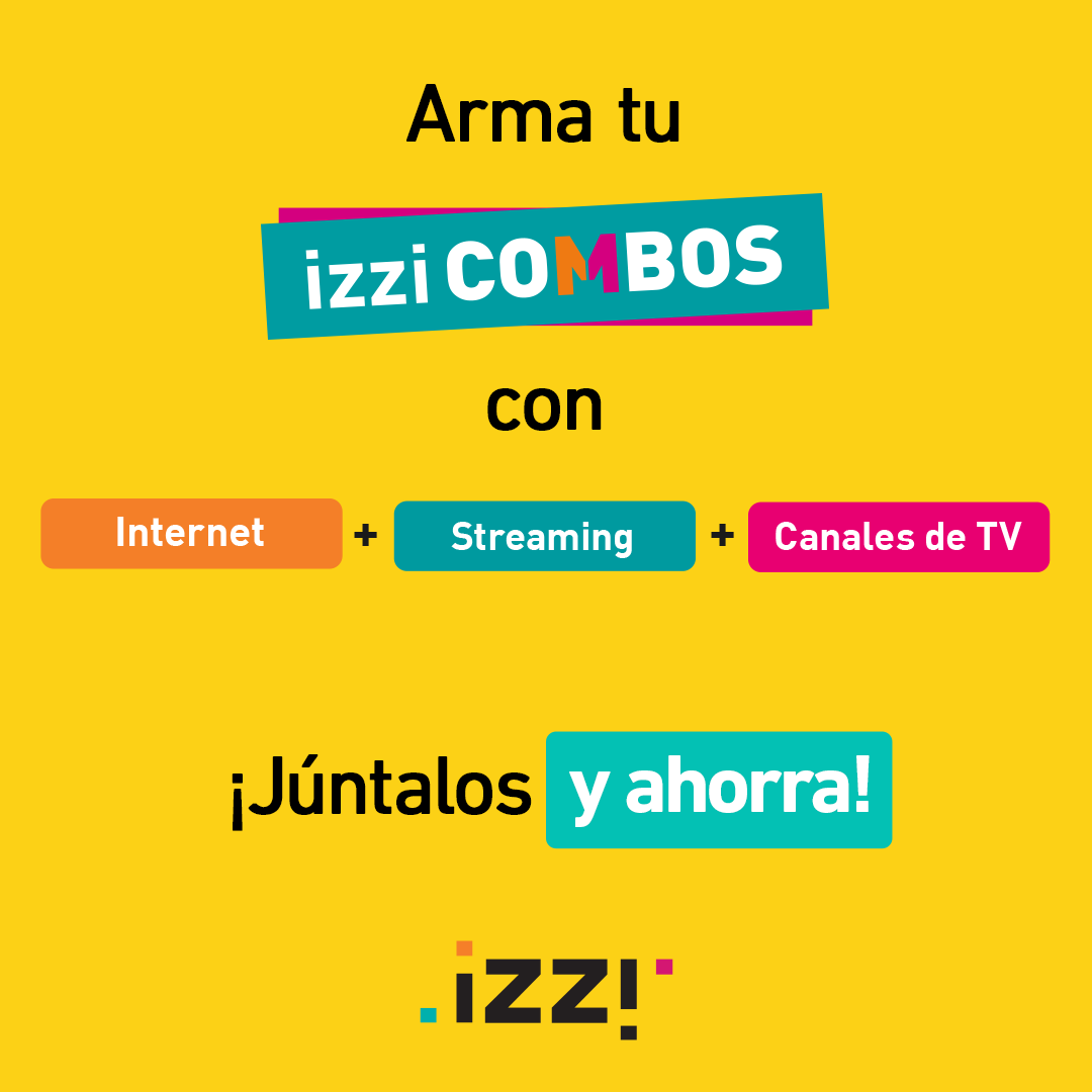 izzi_mx's tweet photo. Si aún no contratas tu #izziCombos, este es el momento para hacerlo, da clic 👉 https://t.co/XmtCsl5Zw4 y disfruta de Internet 📶​ + Streaming + Canales de TV 📺 en un solo lugar. https://t.co/VGH39kM1SL