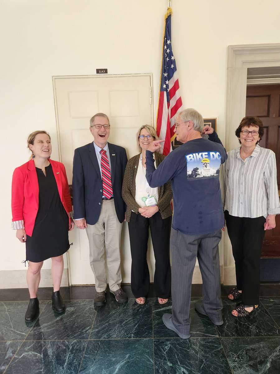 Thank you to @repblumenauer for meeting with us and our trustees in DC. We appreciate your support for #RAWA and your continued investments for people and nature in Oregon! #VoicesforNature