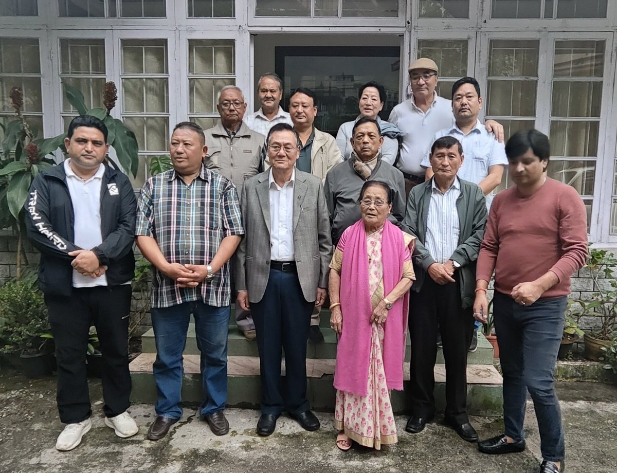 ghataniarjun10's tweet photo. It was unanimously decided in the meeting held today at the office of the FORMER LEGISLATORS' FEDERATION OF SIKKIM at DPH area  Gangtok,  that all members of the FLFS would contribute a month's pension to the Chief Minister's Relief Fund for the victims of the recent calamity. https://t.co/4b02L1tQfz