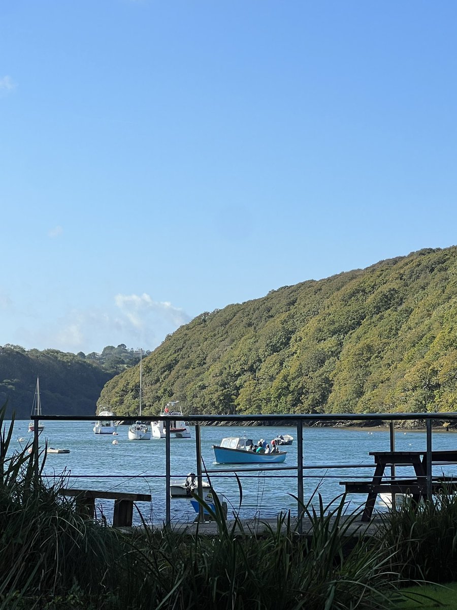 Lush day today! More sun tomorrow and spaces available at 10.45am, cafe open too! Booking helfordrivercruises.co.uk
Only 3 weeks left to enjoy a Helford River Cruise <a href="/BudockVeanHotel/">Budock Vean</a> this year!!