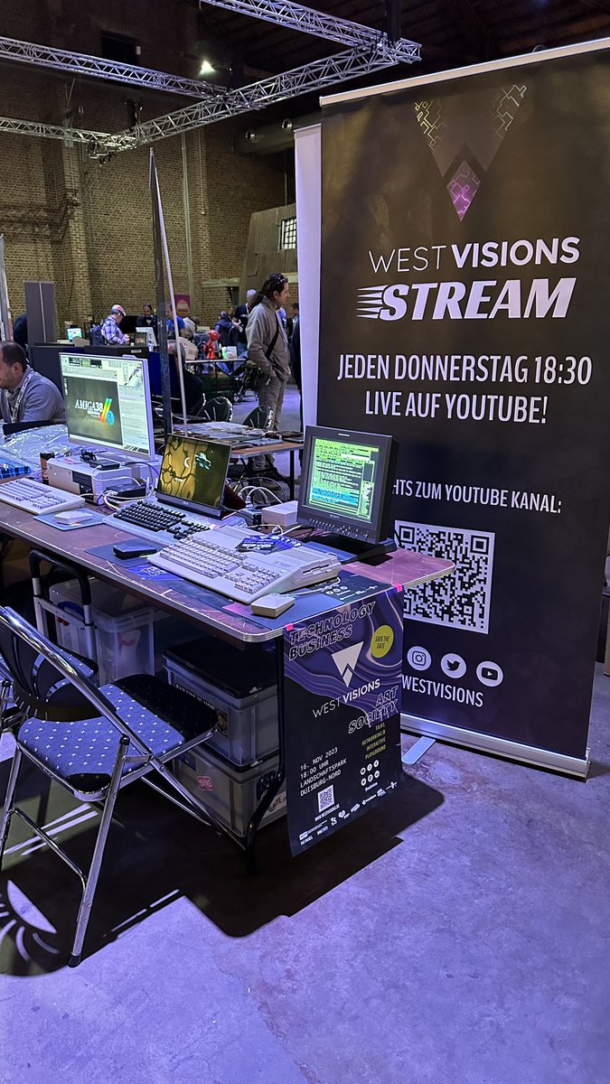 evil4dmin's tweet photo. @WestVisions at #amiga38 #amigagermany #imp3 https://t.co/rJyvgQlbJv