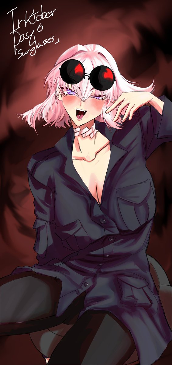 4byssP's tweet image. Day 6 [Sunglasses]
#inktober2023 #drawtober2023