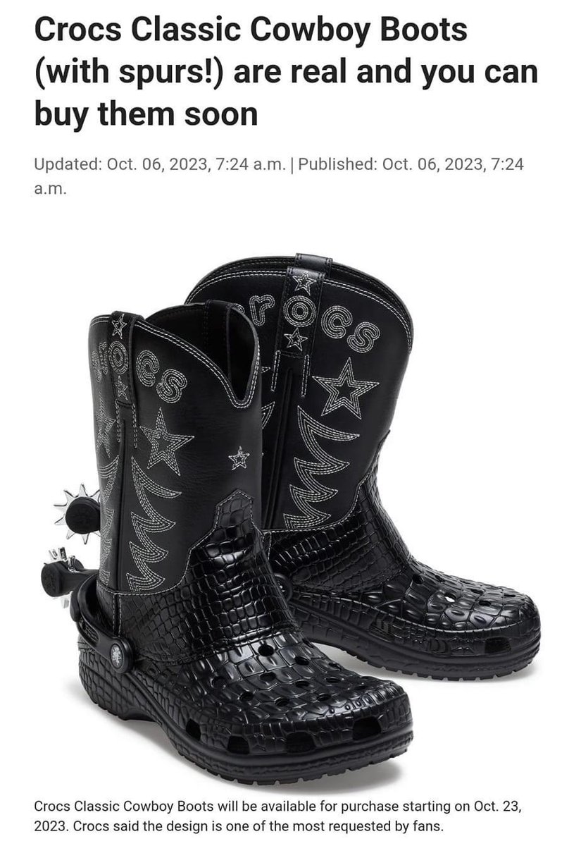 Bobuta's tweet photo. @scalzi the perfect thing for Croc Hunters! 🤣 https://t.co/kMj2n3YGV3