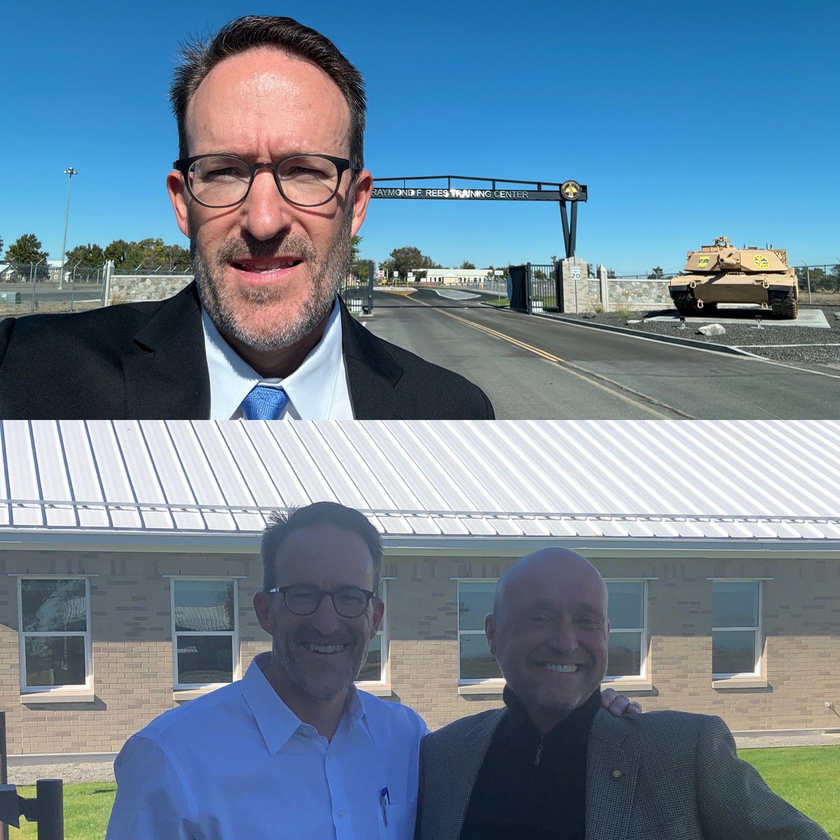 Nice tour with @RepGregSmith of the brand new barracks at the @OregonGuard General Raymond Rees training center near @CityofHermiston It will be a wonderful new addition for regional and national training for the @NationalGuard