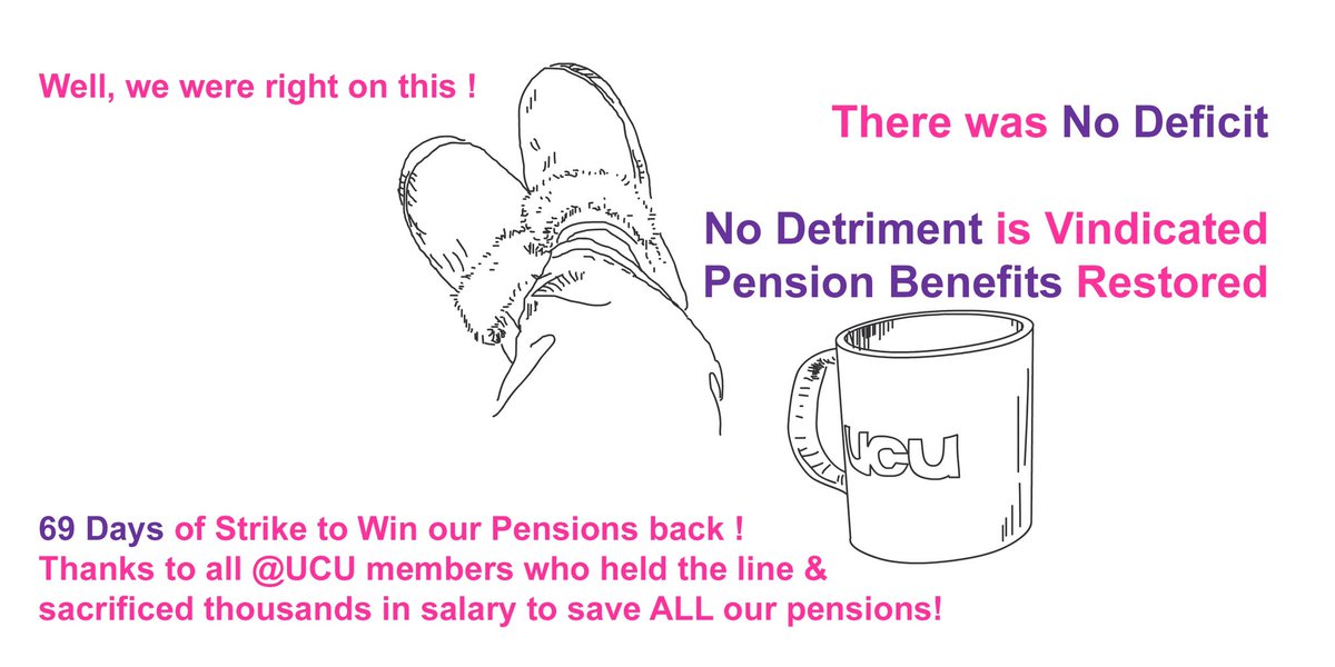 Leeds University UCU (@leedsucu) on Twitter photo Thanks to all our striking members for winning back our pensions (& <a href="/UCU_Ulster/">UCU Ulster</a> for this image)! Hope you all have a restful weekend 💜🩷 (& if you didn’t strike but will benefit, donations to our hardship fund appreciated! Details of how to donate here: leedsucu.org.uk/ucu-fighting-f…) Thanks to all our striking members for winning back our pensions (& <a href="/UCU_Ulster/">UCU Ulster</a> for this image)! Hope you all have a restful weekend 💜🩷 (& if you didn’t strike but will benefit, donations to our hardship fund appreciated! Details of how to donate here: leedsucu.org.uk/ucu-fighting-f…)