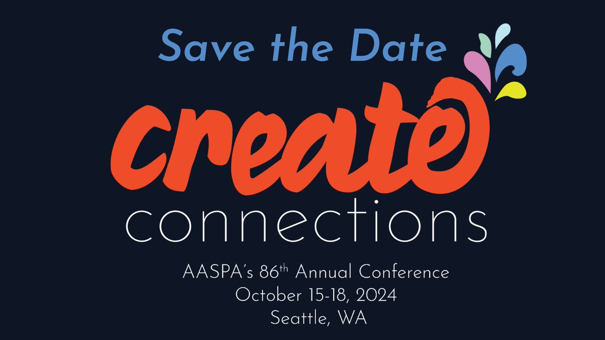 Don't forget to mark your calendars for the <a href="/_AASPA_/">AASPA</a> Annual Conference next year in #Seattle October 15-18, 2024!