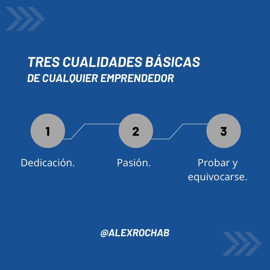 A lo largo de todas las entrevistas en #AsiEmprendiPodcast he encontrado tres cualidades que muchos emprendedores comparten. Sin duda, las considero básicas. ¿Cuál agregarías?