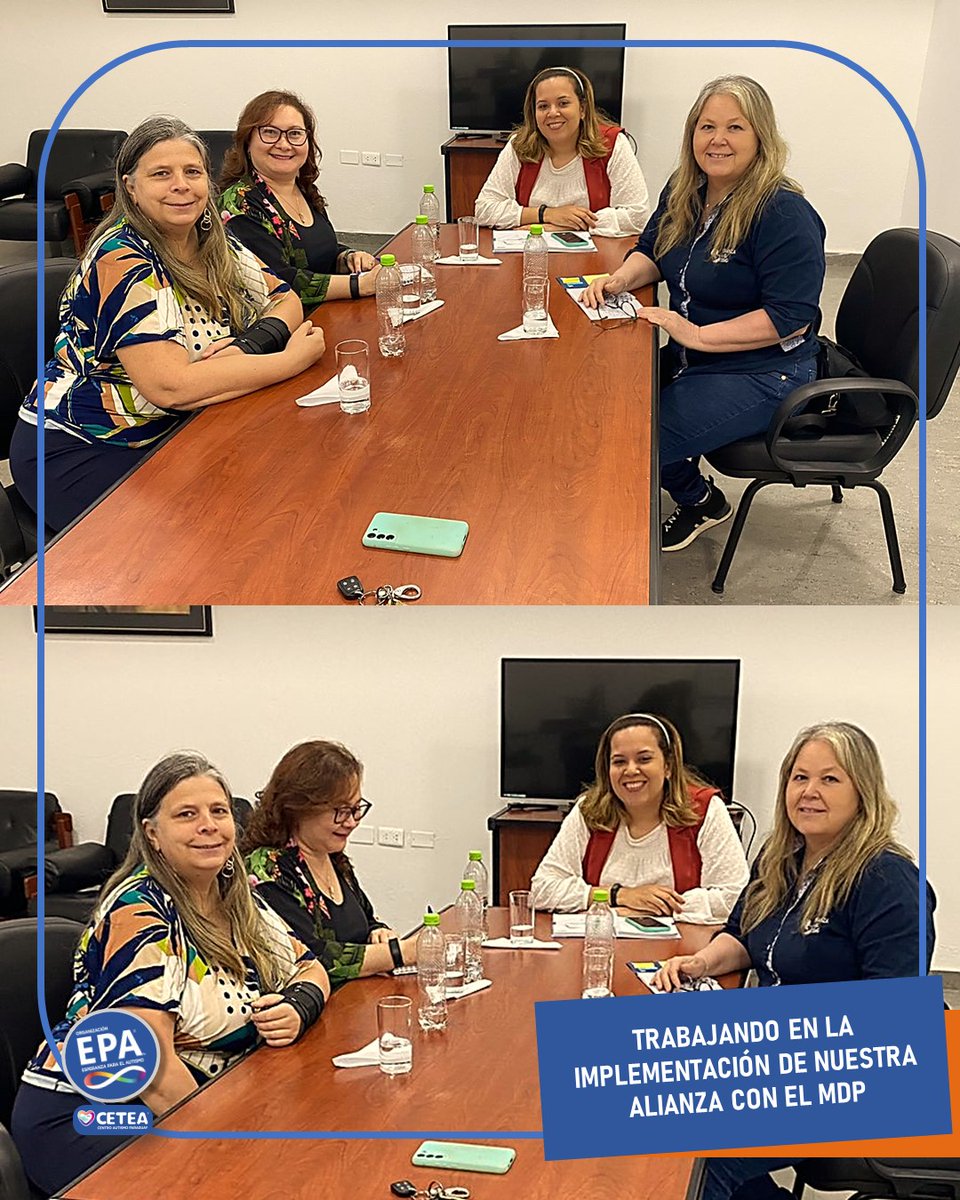 Agradecemos la  buena disposición de Raquel Rivaldi Directora Instituto Técnico Superior del MDP. Nos representaron la Directora de CETEA Lic. Ingrid Mezgolits, nuestra vicepresidente de EPA Nubia Capurro y Beatriz Prieto. Avanzamos en la implementación de nuestro convenio.