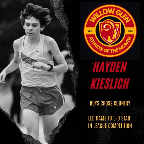 September Athletes of the Month!  Go Rams!! <a href="/CedenoChavez19/">Cedeño Chavez</a> <a href="/WGHSrams/">Willow Glen High</a>