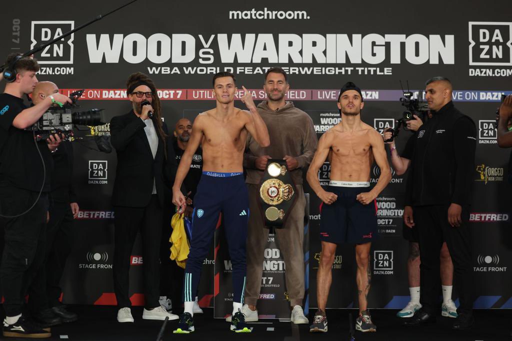 davidcoldwell's tweet image. Ready. 
@Hopeyprice1 💫
Ringwalk around 7.30pm 
#WoodWarrington #matchroomboxing #DAZN