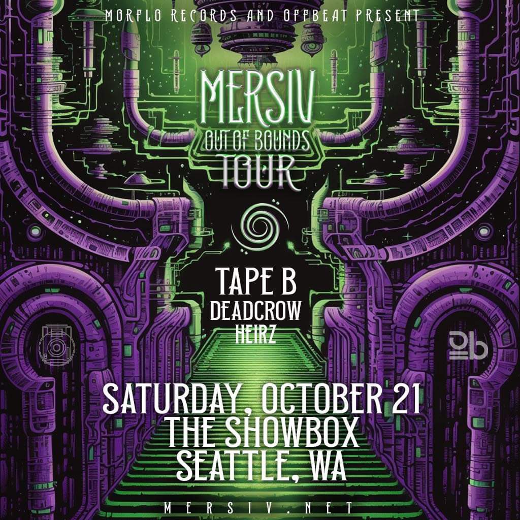 We are honored to announce that we got added to the @mersivsound, @Tapebbeats and @devdcrow show for our Showbox at the Market debut. Both of us grew up in Washington and have been going here since we were young lads.