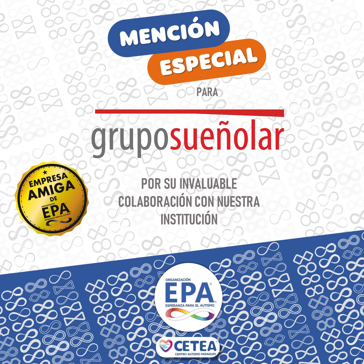 Expresamos nuestro sincero agradecimiento al Grupo Sueñolar por su invaluable ayuda y permanente predisposición durante estos 14 años con EPA Paraguay.