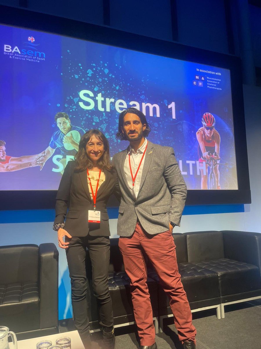 rjprobinson's tweet photo. #BASEMConf23 over and out ☑️ An affirmative two days of #sportandhealth in Manchester - great to see so many friends &amp; colleagues and a privilege to help organise 👩🏻‍⚕️🏃🏻‍♀️🧬 Indebted to @APirloV @Pemberleyevents and all our brilliant speakers. See you @basem_uk 2024! https://t.co/28olmiT32A