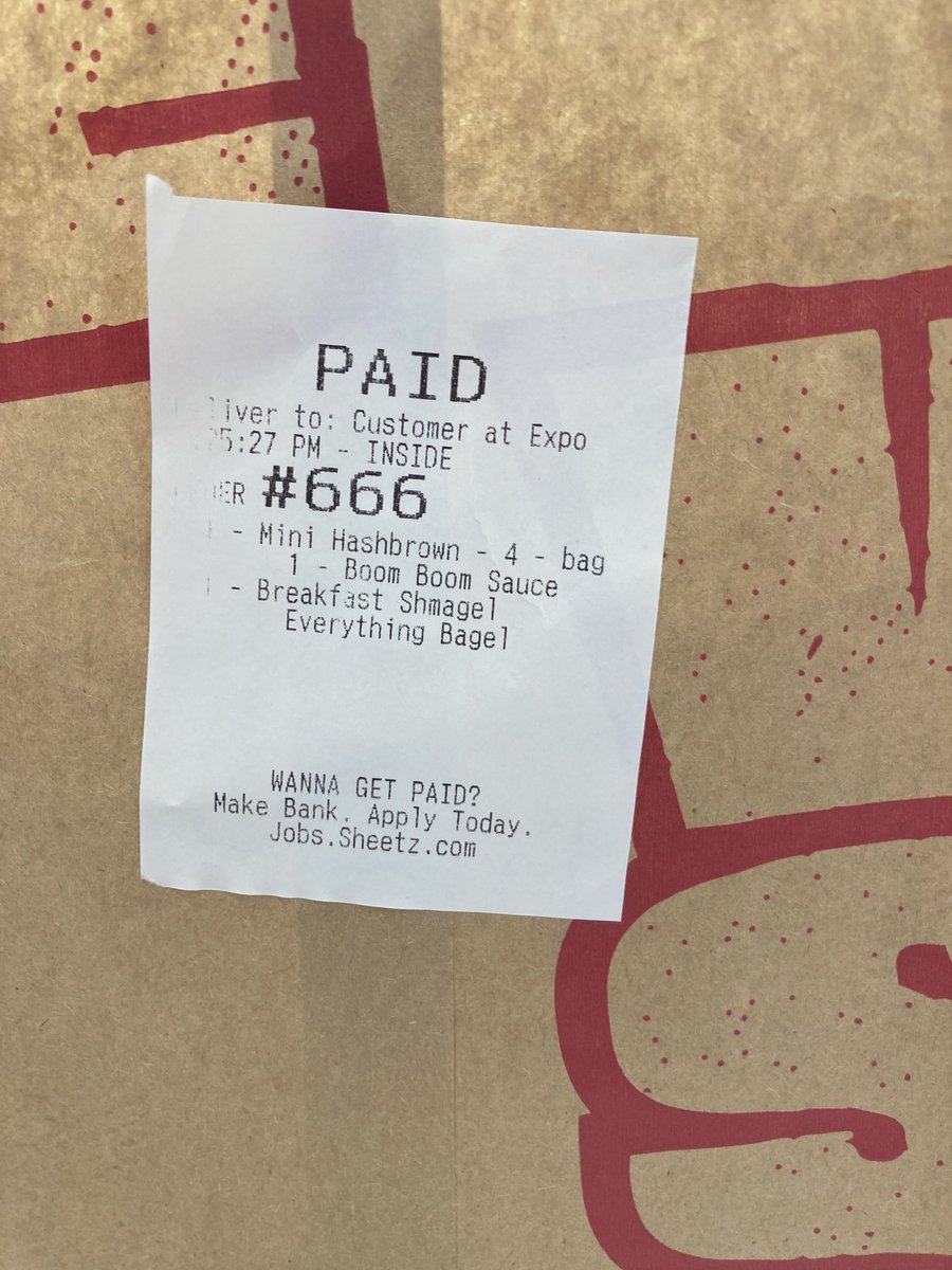 lu5cus's tweet image. Today for breakfast I had the Devil’s Bagel. It was good.