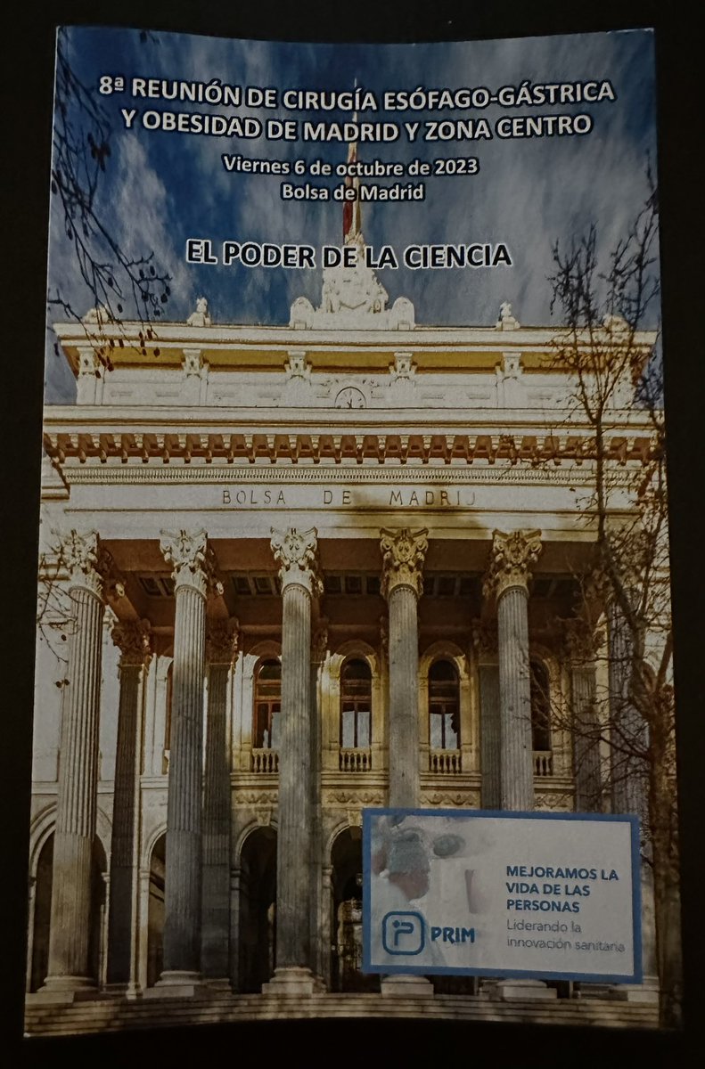 recarterico_me's tweet photo. Las reuniones de cirugía esófago-gástrica y obesidad de Madrid y zona centro organizadas por el equipo del Hospital de Getafe nunca defraudan 🔝🔝🔝Lugar emblemático🔛 ponentes 🔛 reencuentros 🔛 el poder de la ciencia 🔝🔝🔝 https://t.co/luk7t8oBrL