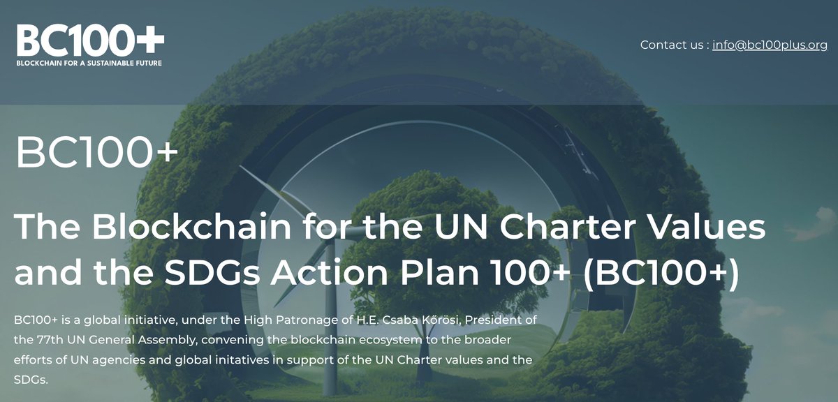 Carbontribe Labs joined BC100+, the initiative explores the potential of blockchain technology to address issues such as inequality, poverty, and climate change. bc100plus.org