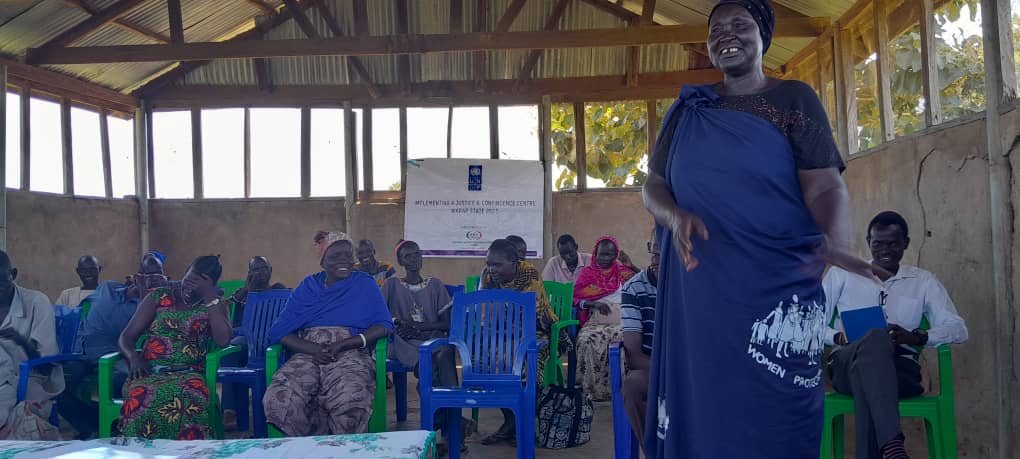 I_WINetwork's tweet photo. Today, the I-WIN hosted the training session to the team working on Transitional Justice project (TJ) &amp; Justice Confidence Centre (JCC) represented by traditional chiefs members of the Bench Court,  women leaders groups, youth leaders&amp; representatives, and people with disability. https://t.co/Xjyg5twjQO
