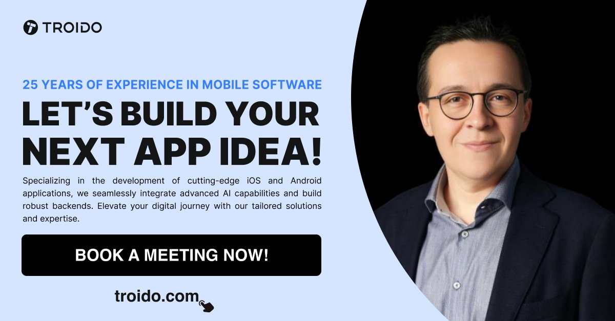 📲 Looking for top-notch app development services? Our team specializes in iOS, Android, backend development and AI integration. From supporting your own developers to handling complete projects. Contact  us to discuss your ideas! #appdevelopment #iOS #Android #AIintegration