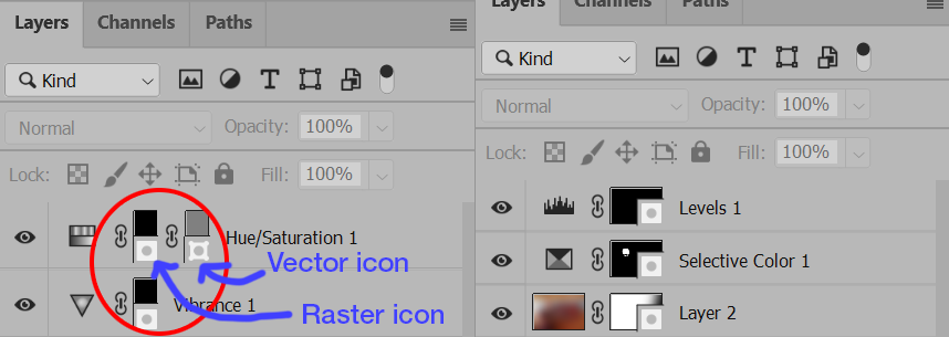 The new <a href="/photoshop/">Adobe Photoshop</a> 25.1.0 Beta hides up to 50% of layer masks with an annoying "mask type" icon. Seeing the mask thumbnail is FAR more important than seeing the type. Anyone know how to turn it off? #photoshopediting #digitalart